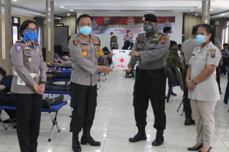 HUT Bhayangkara ke-74, Polresta Deli Serdang Gelar Bakti Sosial Donor Darah