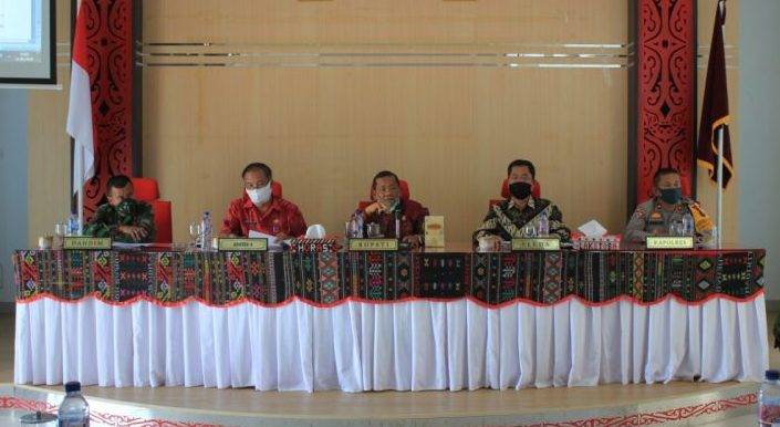 Forkopimda Samosir Matangkan Rancangan Sosialisasi dan Ujicoba Protokol New Normal