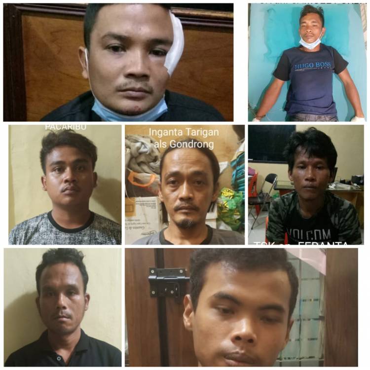 Tujuh Pelaku Pengeroyokan di Lapo Tuak Diringkus