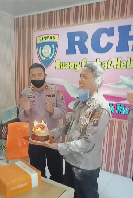 Kapolsek Helvetia Minta Warga Terus Ikuti Aturan Pemerintah Selalu Jaga Jarak