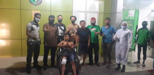 Polsek Sunggal Tembak Dua Pelaku Curanmor di Jalan Setia Budi Medan
