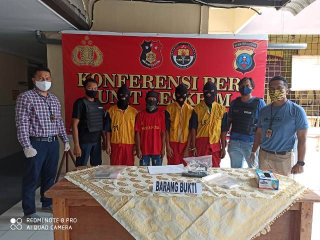 Pengedar dan Pemakai Sabu di Tembung Diringkus Polsek Percut Sei Tuan