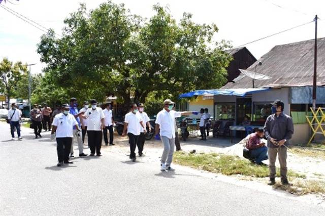 Bupati Tapteng Tinjau Pembangunan Infrastruktur Wisata Religi Peradaban Islam di Nusantara