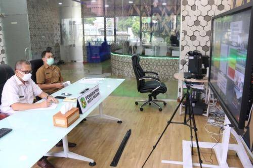 Pemko Medan Ikuti Rapat Persiapan Penyusunan Pedoman New Normal dari Gubernur Sumut
