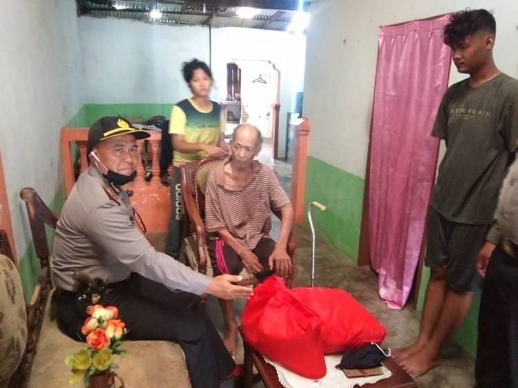 Polresta Deli Serdang Berikan Bantuan Sosial kepada Purnawiran Polri
