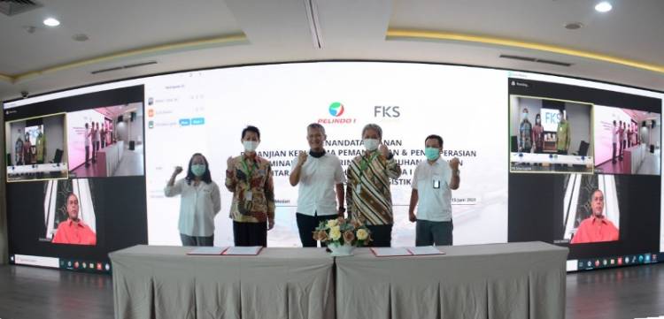 Pelindo 1 dan PT FKS Kerjasama Operasi Terminal Curah Kering di Pelabuhan Belawan