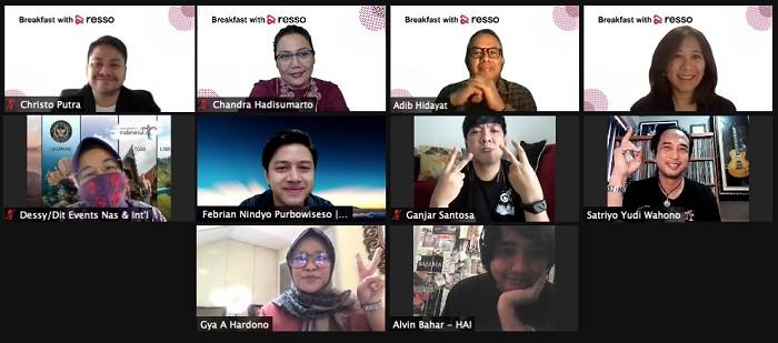 'Breakfast with Resso', Bahas Tantangan dan Solusi Mempercepat Pulihnya Industri Musik Tanah Air