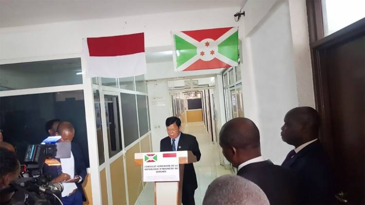 Dubes RI Dar es Salaam Lantik Konsul Kehormatan RI di Burundi