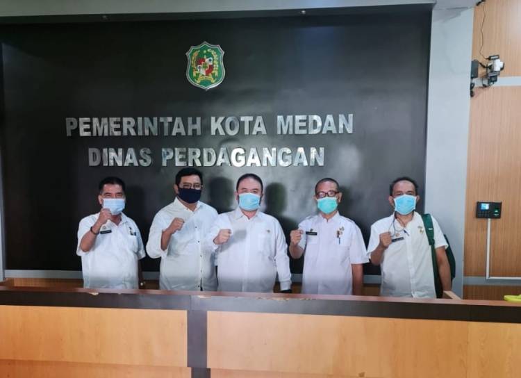 Bahas Produk UMKM, Ketua Kadin Medan Arman Chandra Kunjungi Dinas Perdagangan