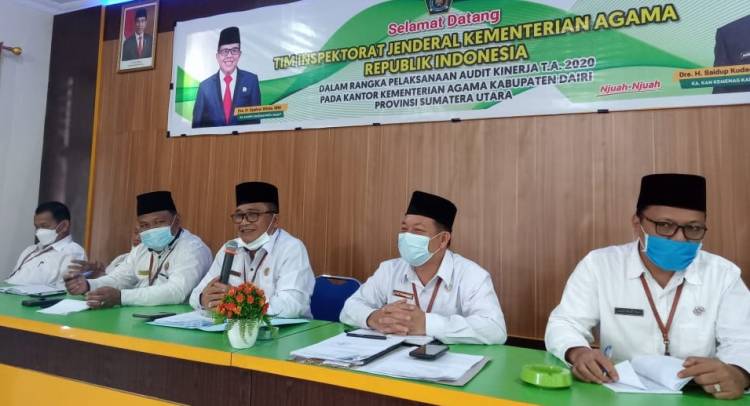 Kepala Kemenag Dairi Gelar Rapat Tindak Lanjut Sikapi Hasil Audit Kinerja