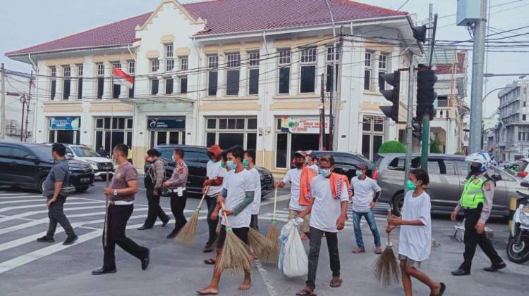 14 Preman Berkedok "Pak Ogah" Ditangkap Satlantas Polrestabes Medan