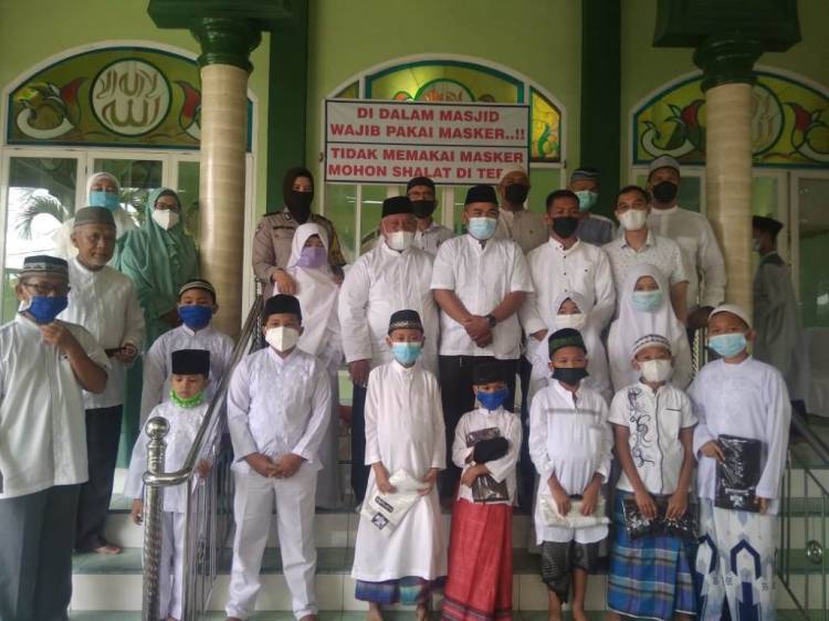 Santuni Anak Yatim, P4B Kolaborasi Dengan BKM Masjid Ar-Raudhah Gelar Sunatan Massal