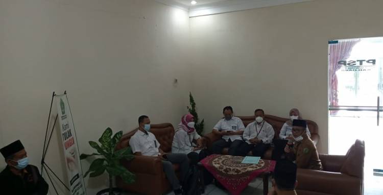 Kankemenag Dairi Terima Kedatangan Tim Audit dari Itjen Kemenag RI
