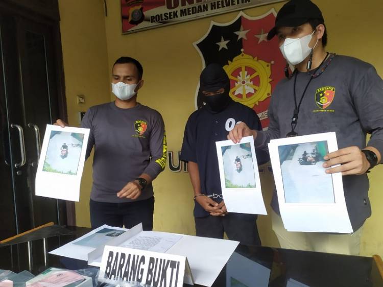 Jambret Viral di Medsos, Polsek Medan Helvetia Tangkap Seorang Pelaku
