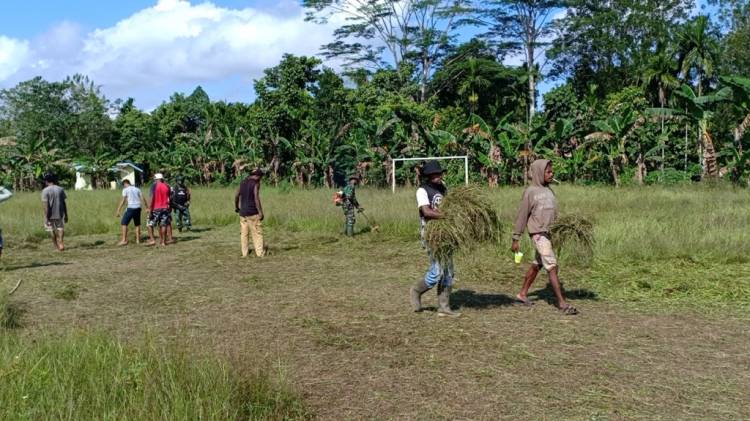 Satgas 512 Bangkitkan Semangat Gotong-Royong