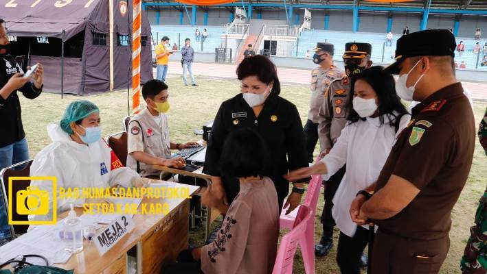 Bupati Karo: Jangan Takut untuk Divaksin, Jangan Percaya Isu Negatif yang Belum Terbukti Benar