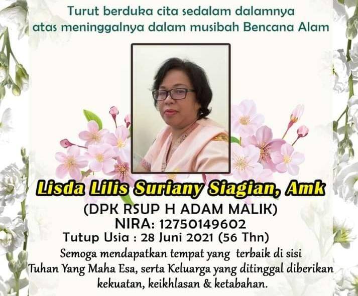 Berduka, Wakapolsek Medan Helvetia Bersama Kanit Binmas Kunjungi Rumah Duka Korban Tertimpa Pohon