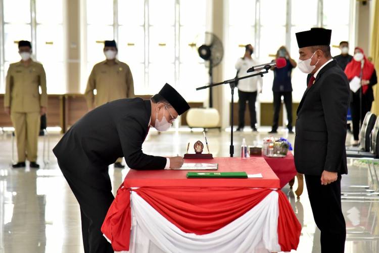 Gubernur Edy Rahmayadi Lantik Afifi Lubis Jadi Pj Sekdaprov Sumut, Panitia Seleksi Eselon I Segera Dibentuk