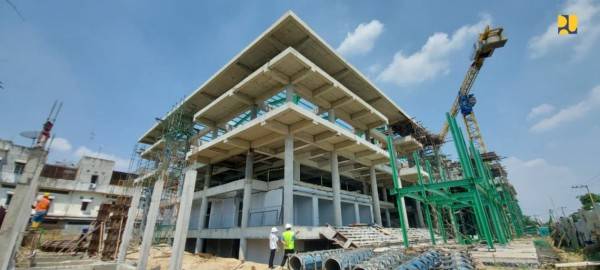 Kementerian PUPR Bangun Kembali Pasar Aksara Kota Medan dengan Konsep Green Building