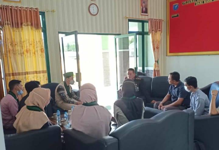 Dandim 1208/Sambas Silaturahmi Dengan HMI Cabang Sambas