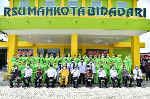 Resmikan RSU Mahkota Bidadari, Gubernur Sumut Ingatkan 30% Ruang Isolasi Covid-19