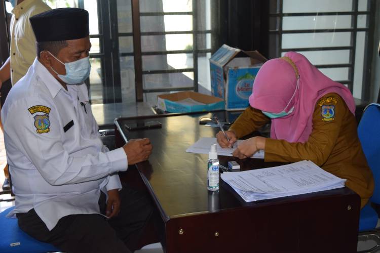 Jajaran Kemenag Kota Tebing Tinggi Gelar Vaksinasi Covid-19 Tahap I