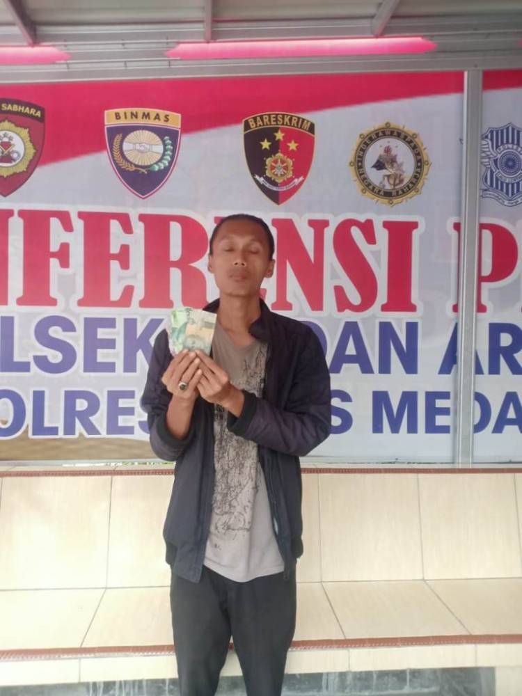 Polsek Medan Area Sergap Seorang Premanisme Lakukan Pungli  
