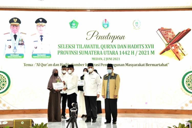 Pemenang 16 Cabang STQH Wajah Baru, Gubernur Edy Sukses Gali Potensi Anak Daerah