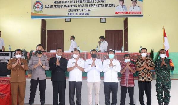 Lantik Anggota BPD, Wabup Toba: Apabila Pembangunan Tak Berkualitas, Bapak-Ibu Ikut Bertanggungjawab