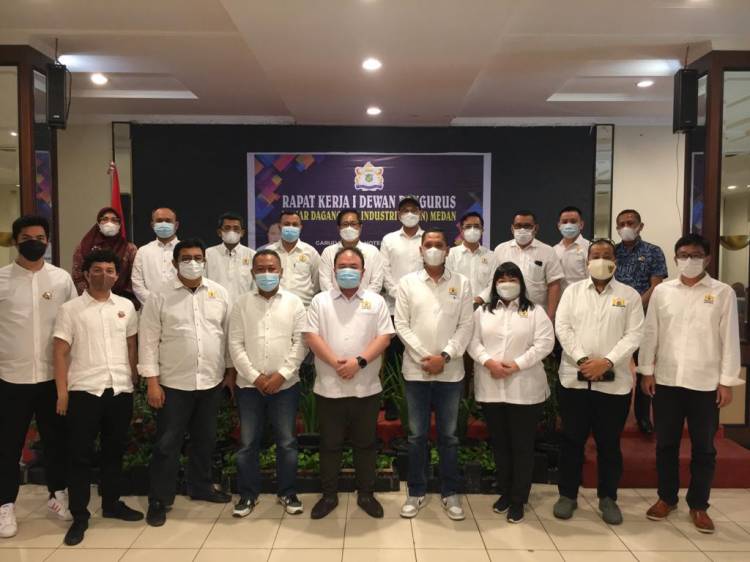  KADIN Medan Gelar Rapat Kerja Bahas Penanganan Covid-19 dan Pemulihan Ekonomi