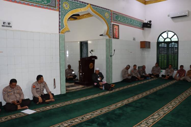 Bimbingan Rohani Mental, Personel Polretabes Medan Ikuti Tausiyah