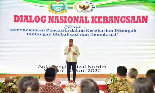 Dialog Nasional Kebangsaan, Edy Rahmayadi Ingatkan Pengaplikasian Pancasila Nomor Satu