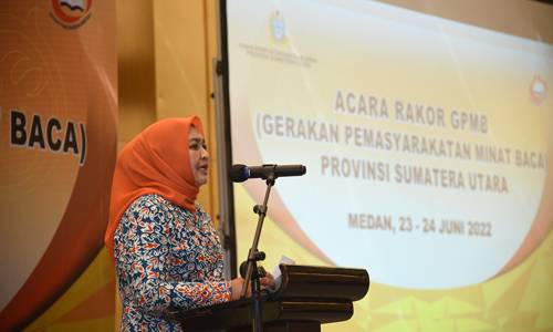 Buka Rakor GPMB, Nawal Lubis Inginkan Kebutuhan Baca Masyarakat Terpenuhi