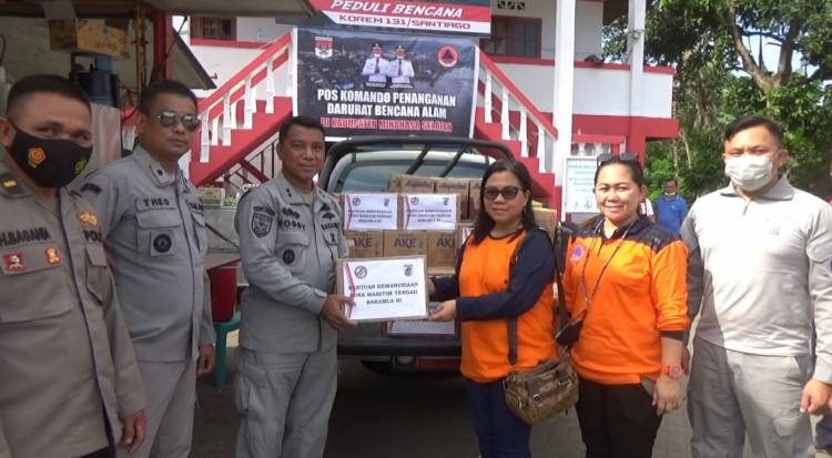 Peduli Bencana Amurang Bakamla RI Salurkan Bantuan
