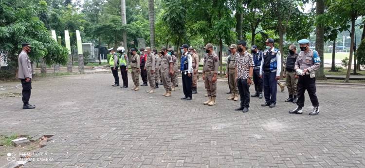 Sinergitas Pemko dan Polrestabes Patroli Prokes Secara Mobile di Medan