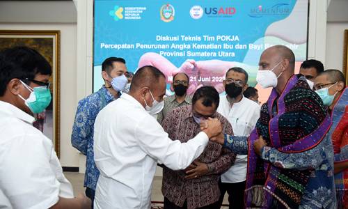 Gubernur Edy Rahmayadi Terima Kunjungan USAID,  Bahas Program Penurunan AKI/B