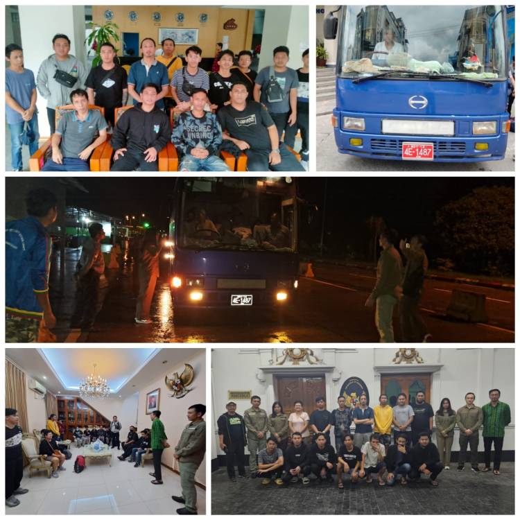 Kantor Atase Pertahanan Indonesia di Myanmar Evakuasi 14 WNI Korban Tindak Pidana Perdagangan Orang