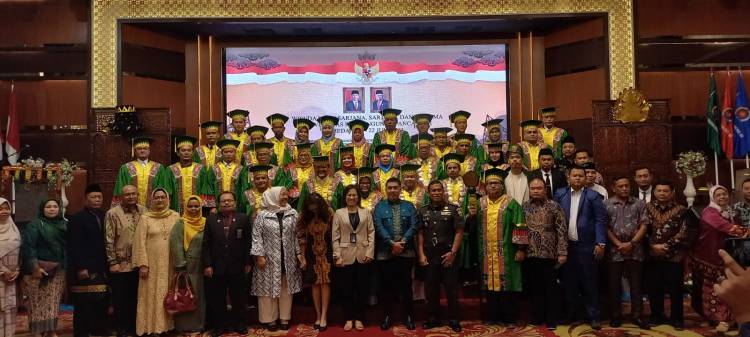 Hadiri Wisuda UNPAB, Ketua KADIN Medan Arman Chandra Dorong Pemanfaatan Lembaga Pelatihan Kerja