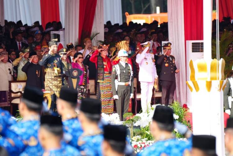 Panglima TNI Ikuti Peringatan Hari Lahir Pancasila di Monas  