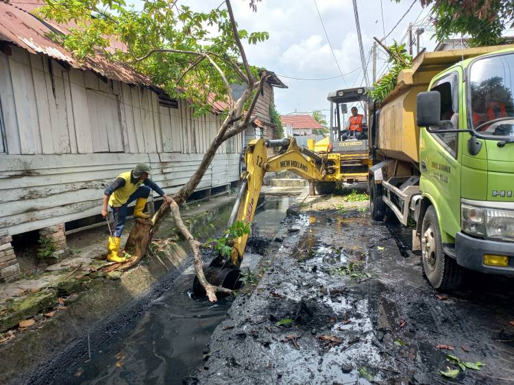 Januari-Mei 2023, Dinas SDABMBK Bangun dan Tingkatkan Saluran Drainase Sepanjang 1.532 Meter