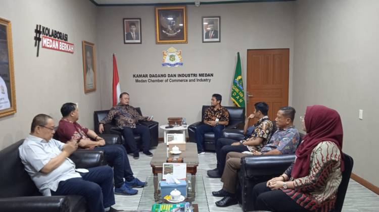 Silaturahmi Bulog dan KADIN Medan, Bahas Kerja Sama Pengendalian Inflasi