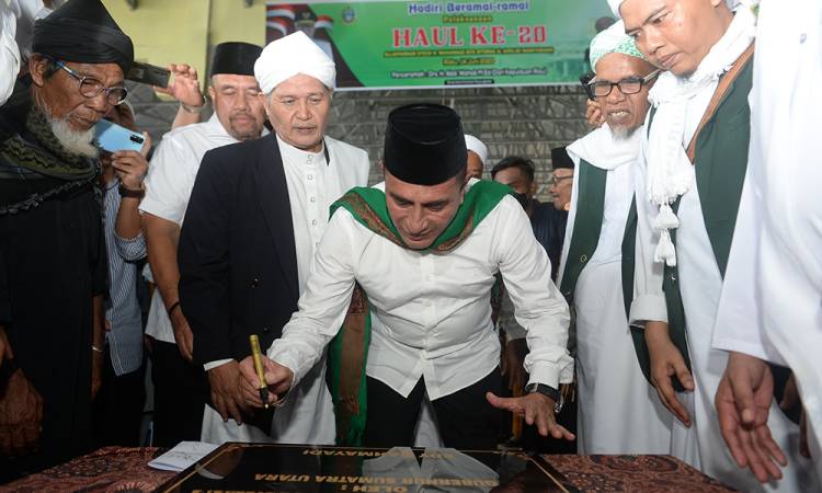Haul ke-20 Syech Isya Sitorus, Gubernur Sumut Harapkan Terus Lahir Penerus yang Menyiarkan Agama