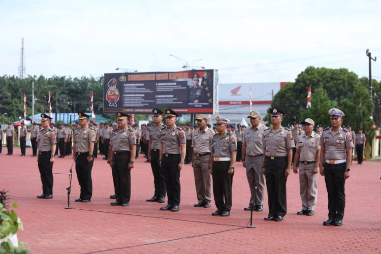 Sebanyak 1.242 Personel Polda Sumut dan Jajaran Naik Pangkat