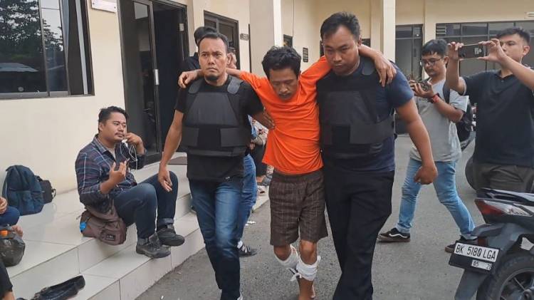 Beraksi di ATM dan Kos di Sunggal,  Residivis Curanmor  Ditembak Polisi