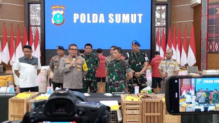 Polda Sumut dan Kodam I/BB Gagalkan Penyelundupan Senilai Rp 20 Miliar dari Thailand
