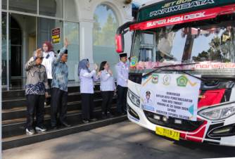 Walikota Berangkatkan Kontingen Kota Pematangsiantar ke MTQN Tingkat Sumut di Sipirok
