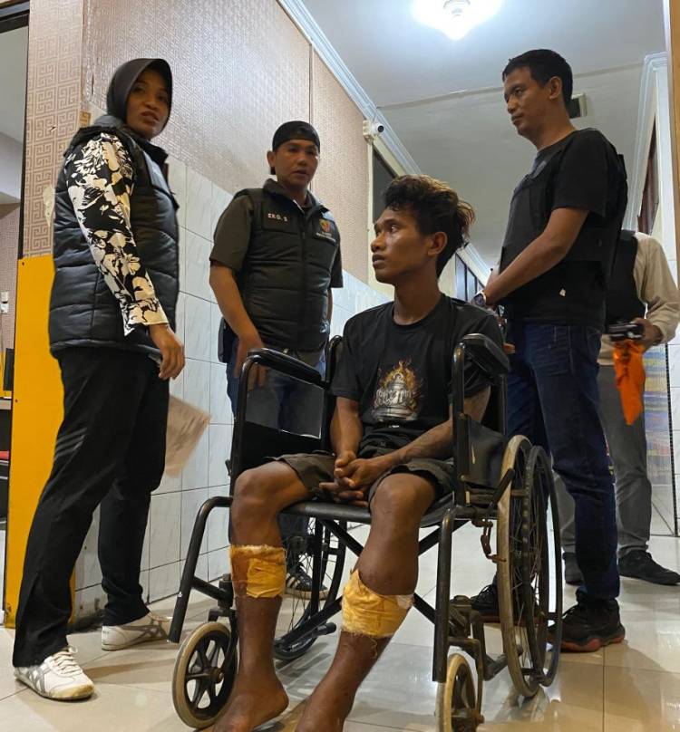 Polsek Medan Kota Tembak Residivis Pelaku Curanmor