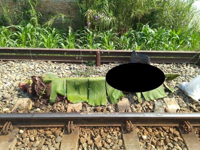 Digilas Kereta Api di Pagar Merbau, Tubuh Pria Tanpa Identitas Ini Terpotong-potong