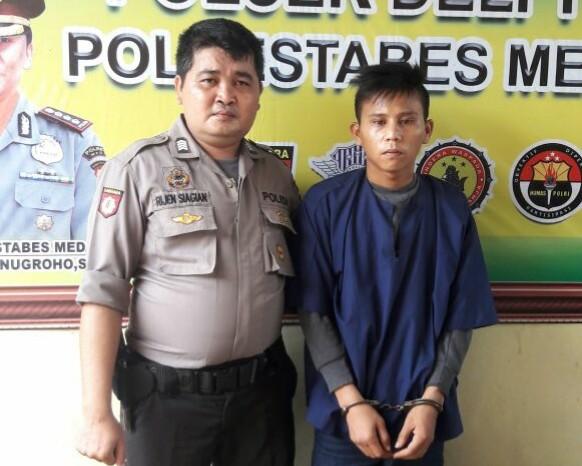 Cabuli Siswi Kelas 2 SMK, Arisco Diamankan Polsek Delitua