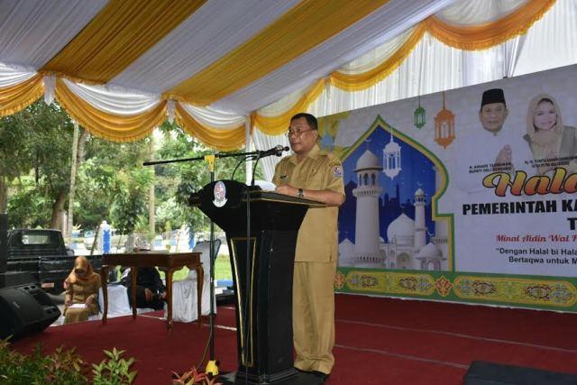 Hari Pertama Kerja, Pemkab Deli Serdang Gelar Halal Bihalal 
